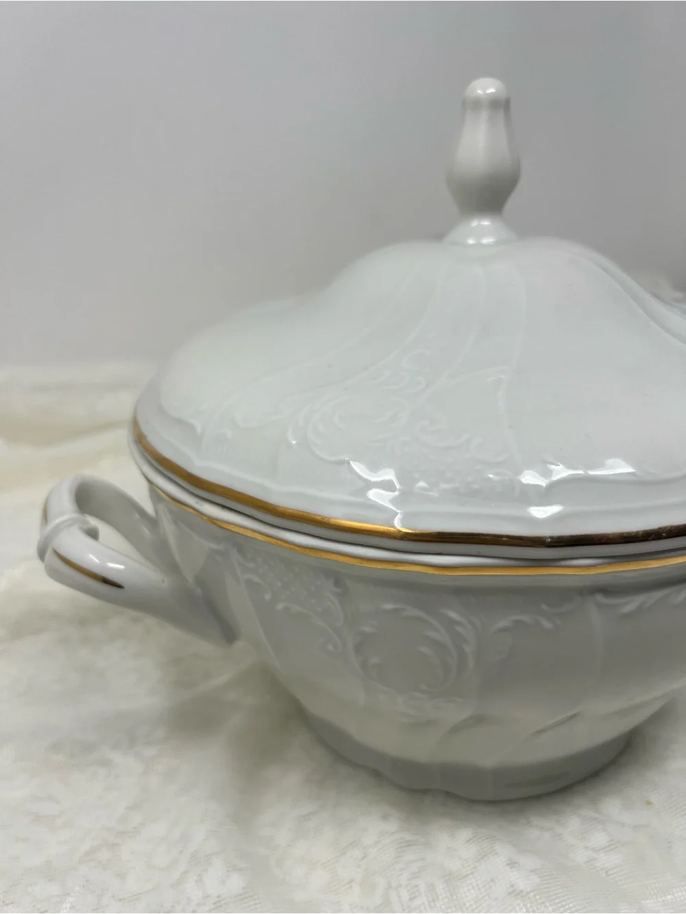 Vintage BernadotteTureen with Gold Trim